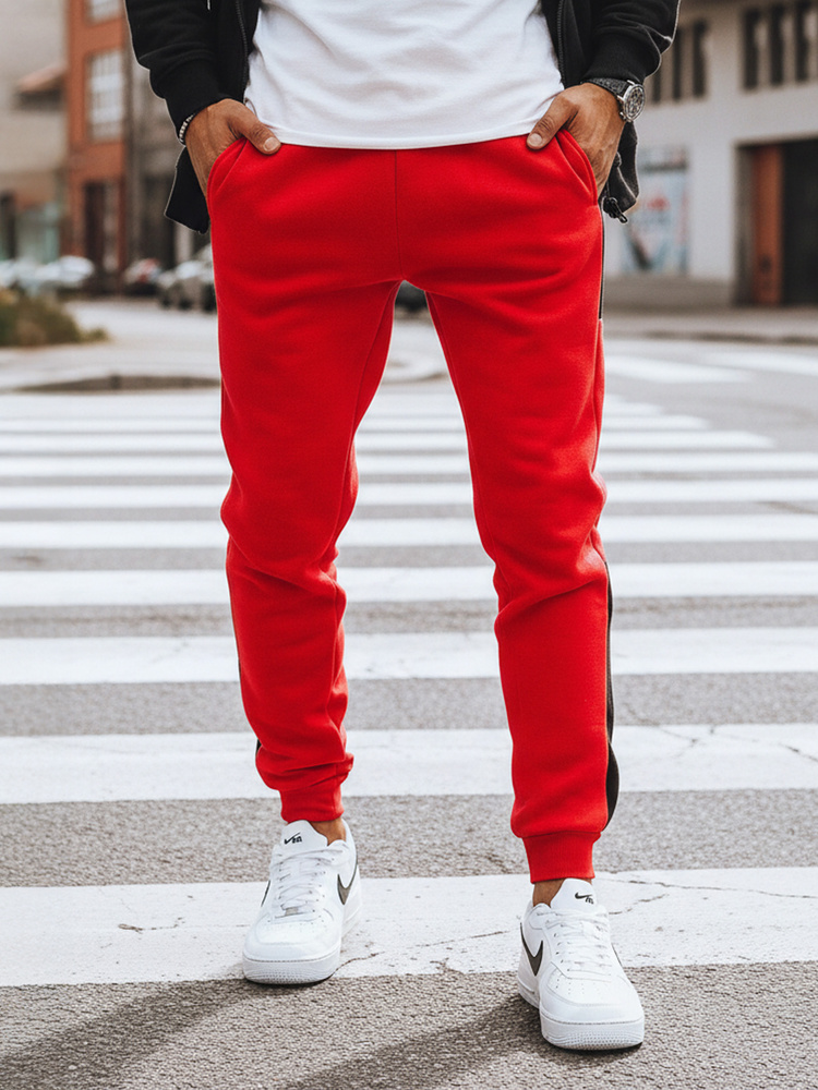 Pánske tepláky DStreet Red