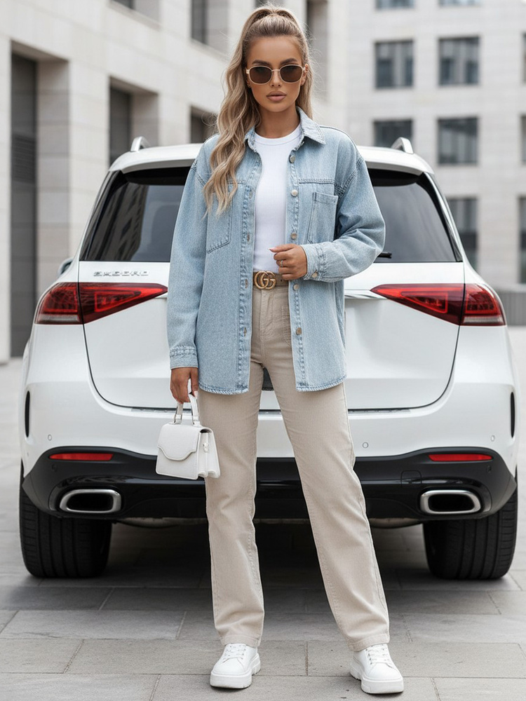 Dámska rifľová bunda oversize BLUEDIVA