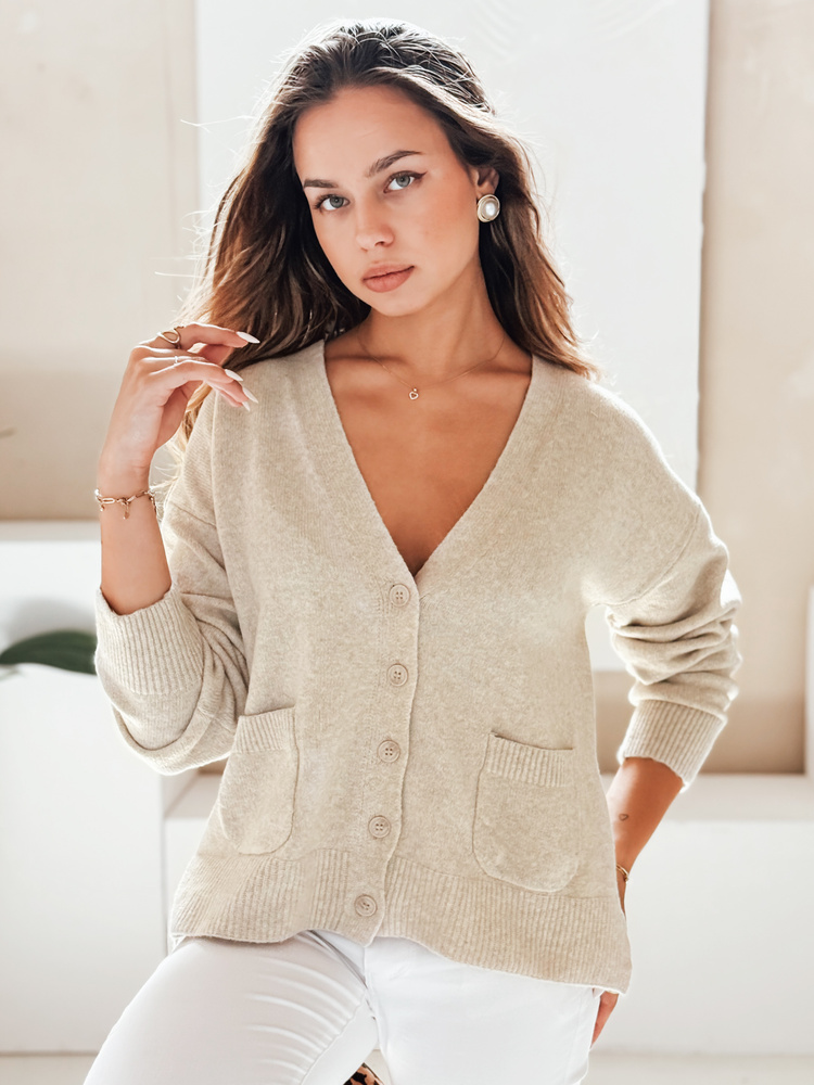 Cardigan de damă SORELIE bej