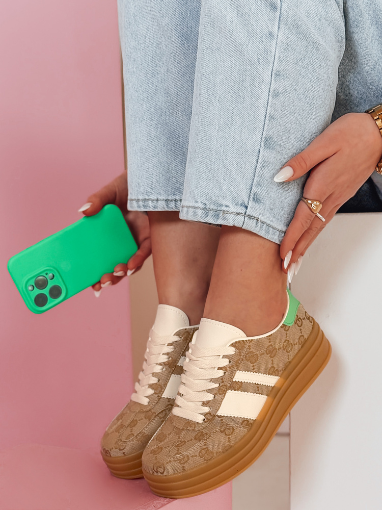 Teniși de damă MOTIONA kaki