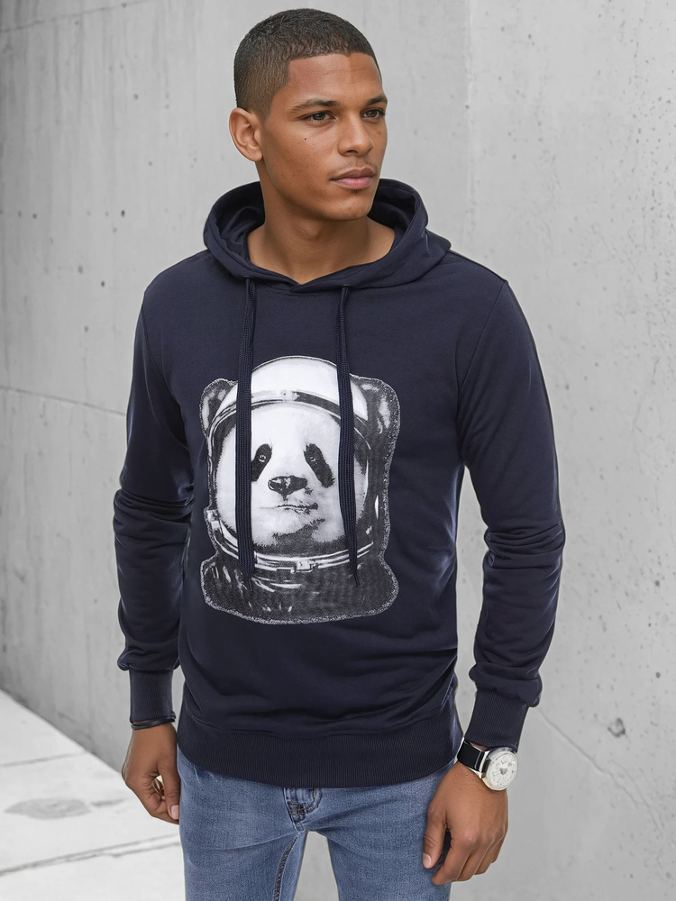 Bluza męska ciemnoniebieska Dstreet
