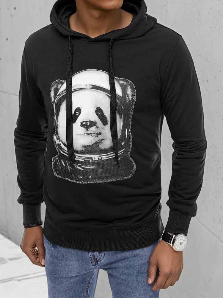 Bluza męska czarna Dstreet