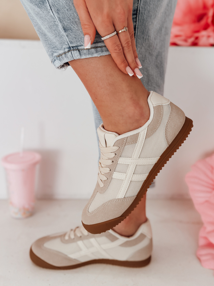 Teniși sport pentru femei RUNLUX bej