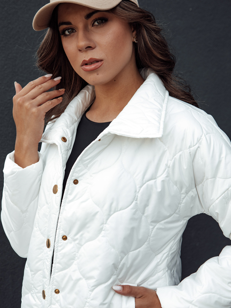 Jachetă matlasată pentru femei RATIA ecru