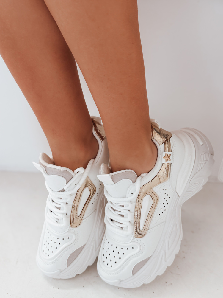 Teniși de damă cu platformă CELESTIC, albi