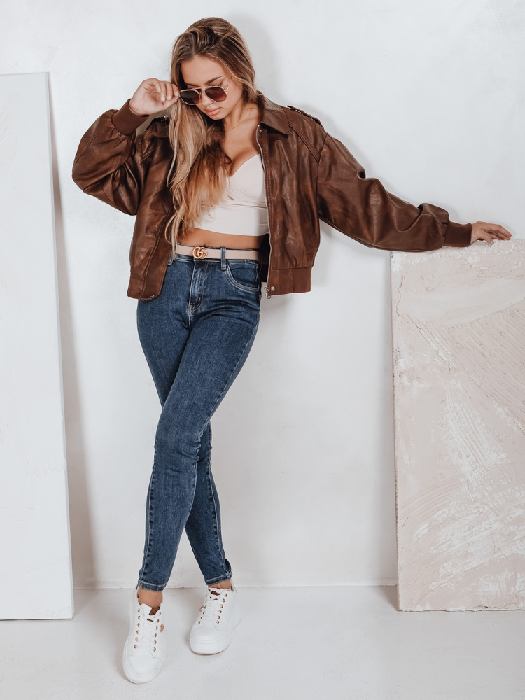 Blugi push-up albaștri pentru femei