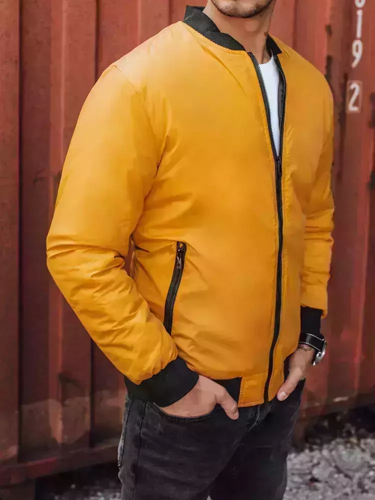 Kurtka męska bomber jacket kamelowa Dstreet 3825