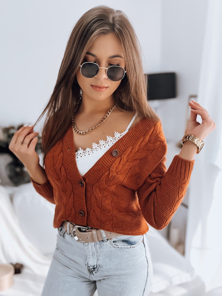 Sweter damski NISTEL rudy Dstreet