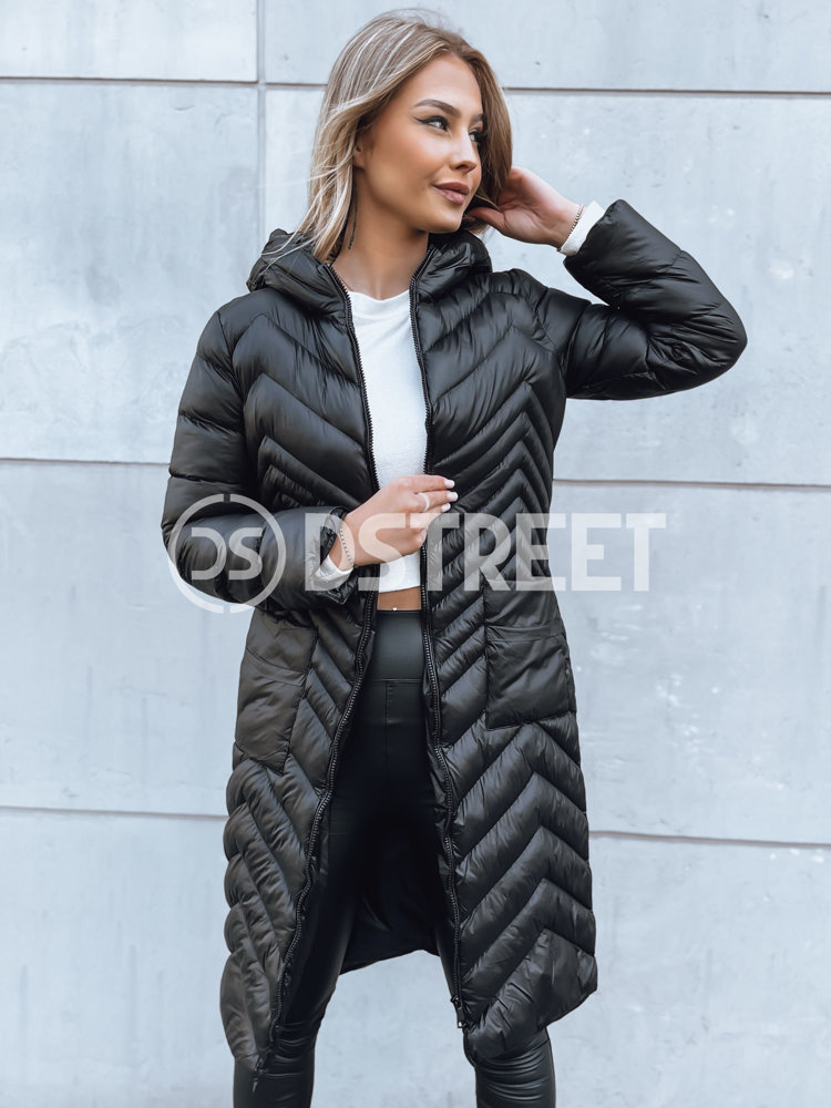 Kurtka damska pikowana RUNWAY FLAIR czarna Dstreet
