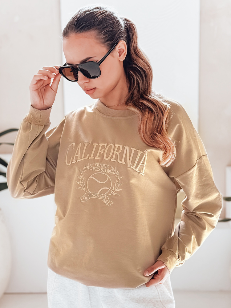 Bluza damska CALIFORNIA DREAM beżowa Dstreet