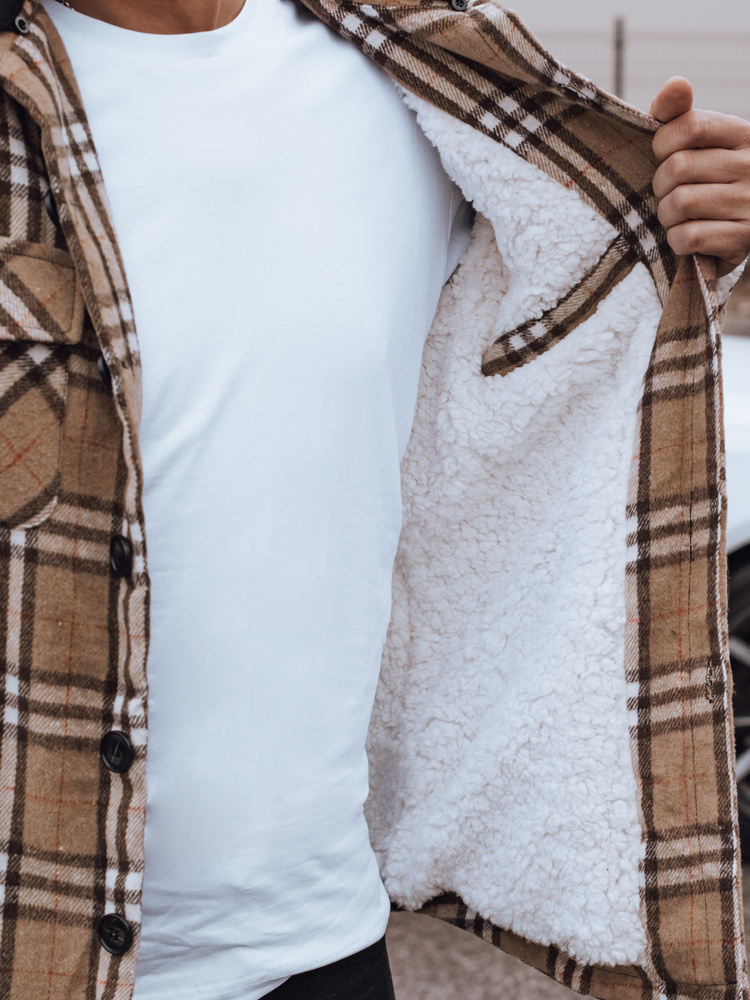 Jachetă matlasată de tranziție pentru bărbați cu glugă