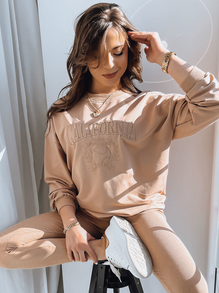 Bluza damska CALIFORNIA DREAM beżowa Dstreet