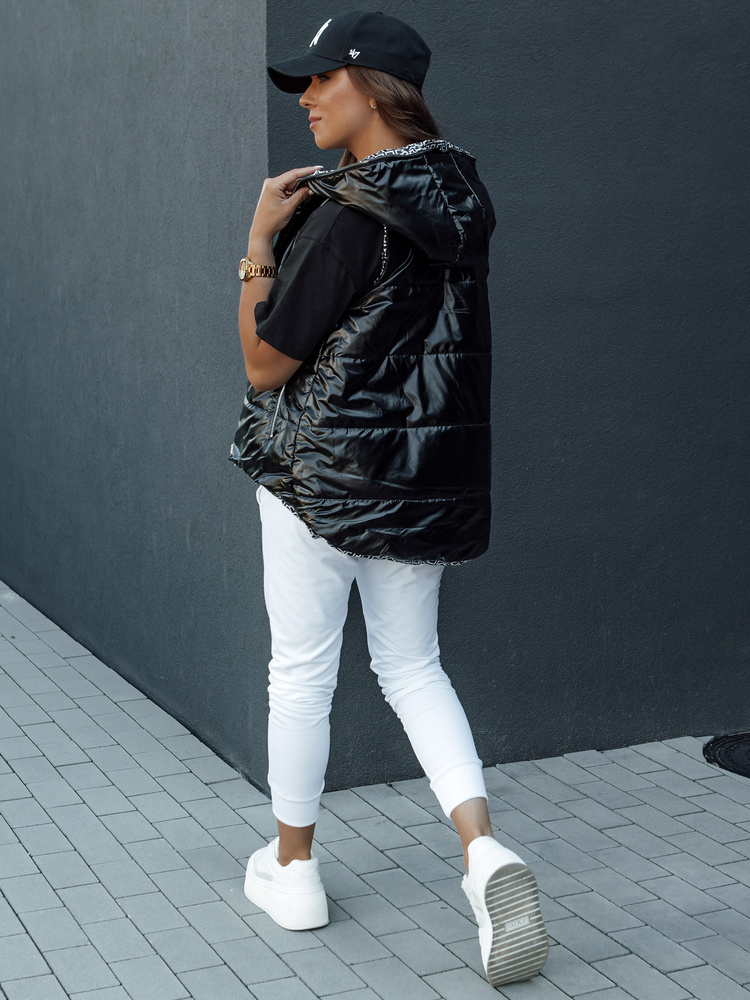 Vestă matlasată pentru femei ICONVEST neagră