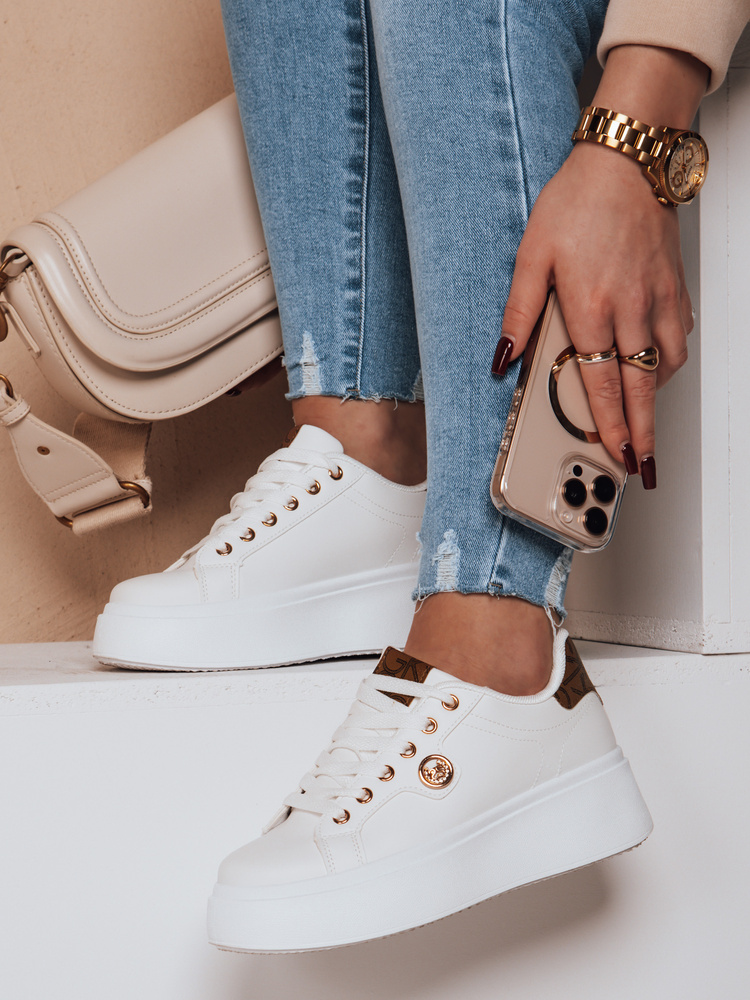 Teniși de damă cu platformă RIFII kaki