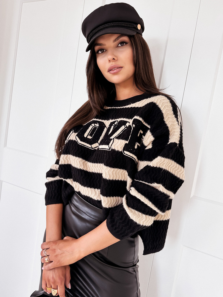 DStreet Sweter damski CHLOE czarny