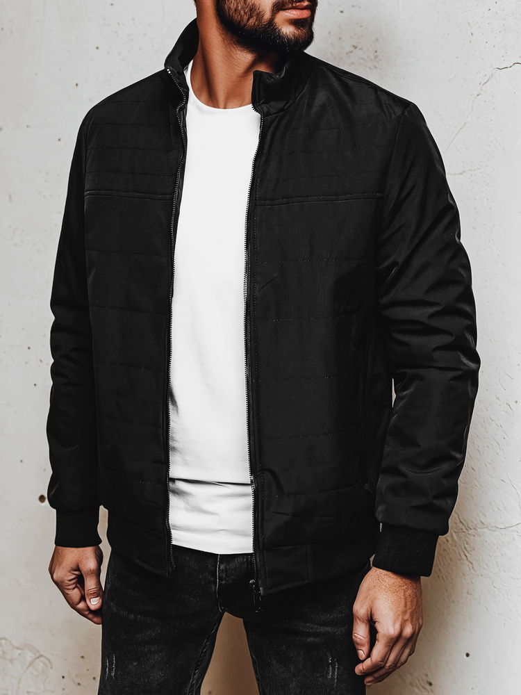 Jachetă de tranziție pentru bărbați, neagră