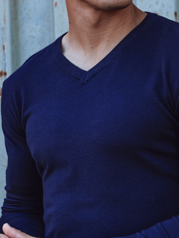 Sweter męski niebieski Dstreet