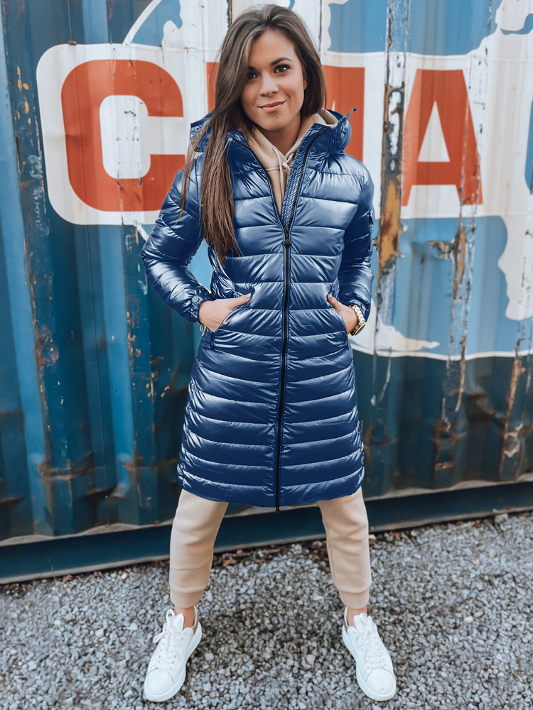 Palton matlasat lung pentru femei LESSI