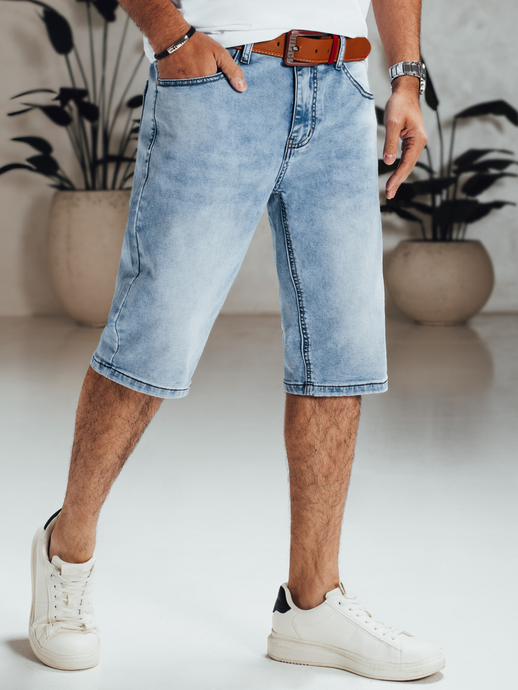 Spodenki męskie jeansowe niebieskie Dstreet