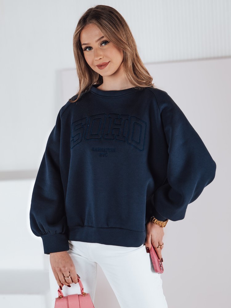 Bluza damska one size COSYONE granatowa Dstreet