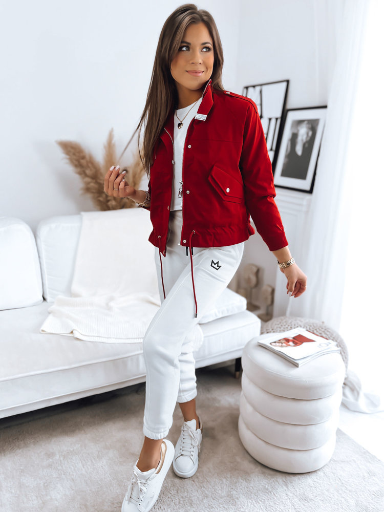 Kurtka damska bomberka SISI czerwona Dstreet