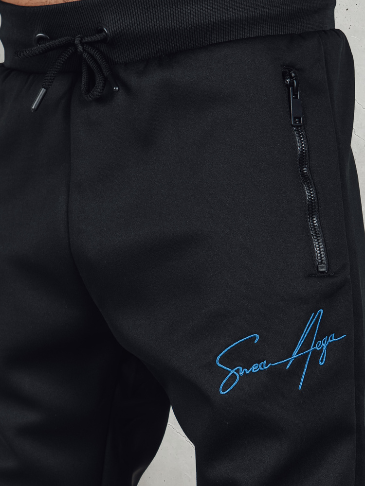 Set trening negru pentru bărbați Dstreet