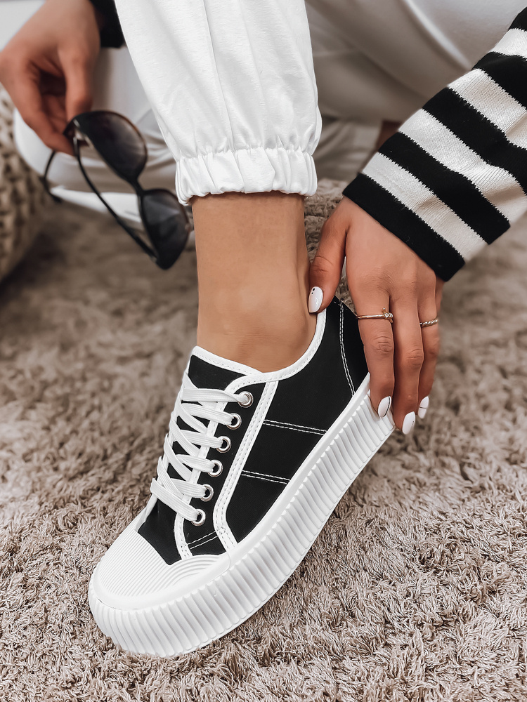 Teniși de damă ELIDA negri