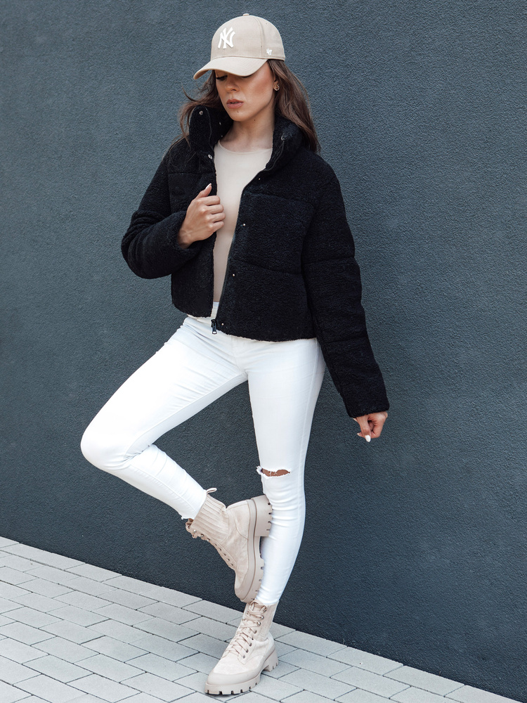 Geacă scurtă de damă CELESTIAL neagră