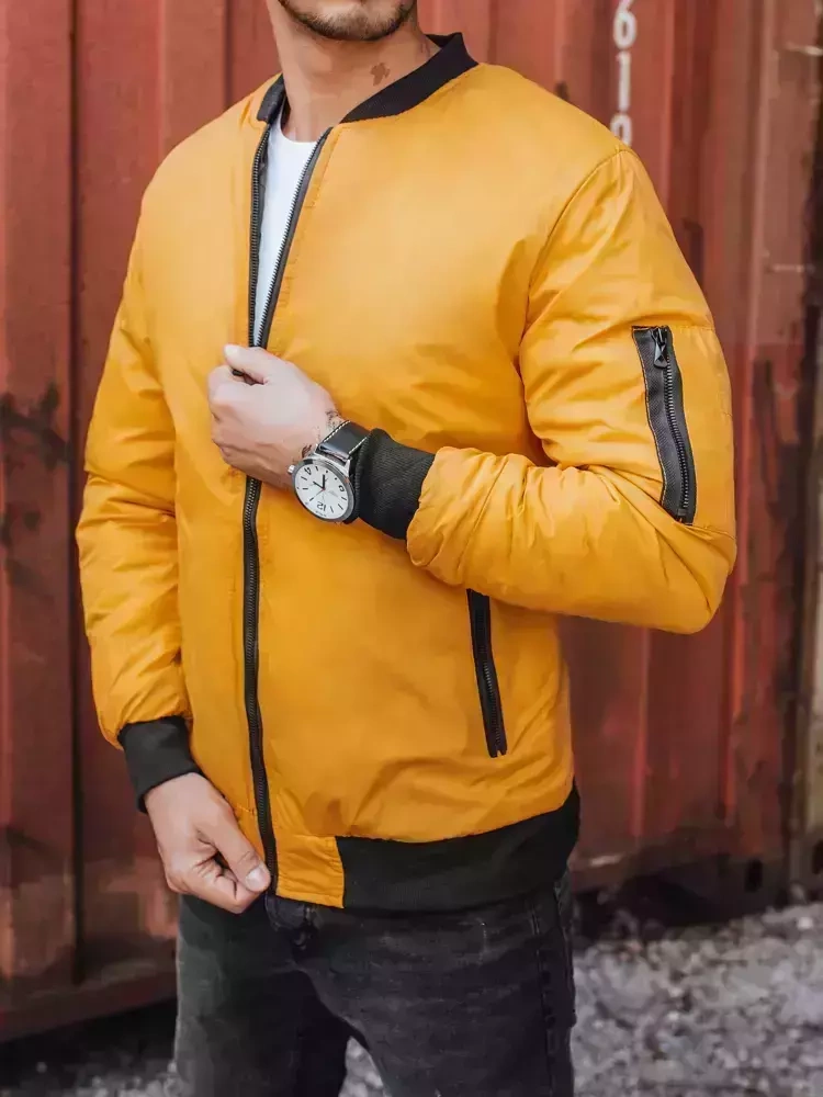 Kurtka męska bomber jacket kamelowa Dstreet 3825