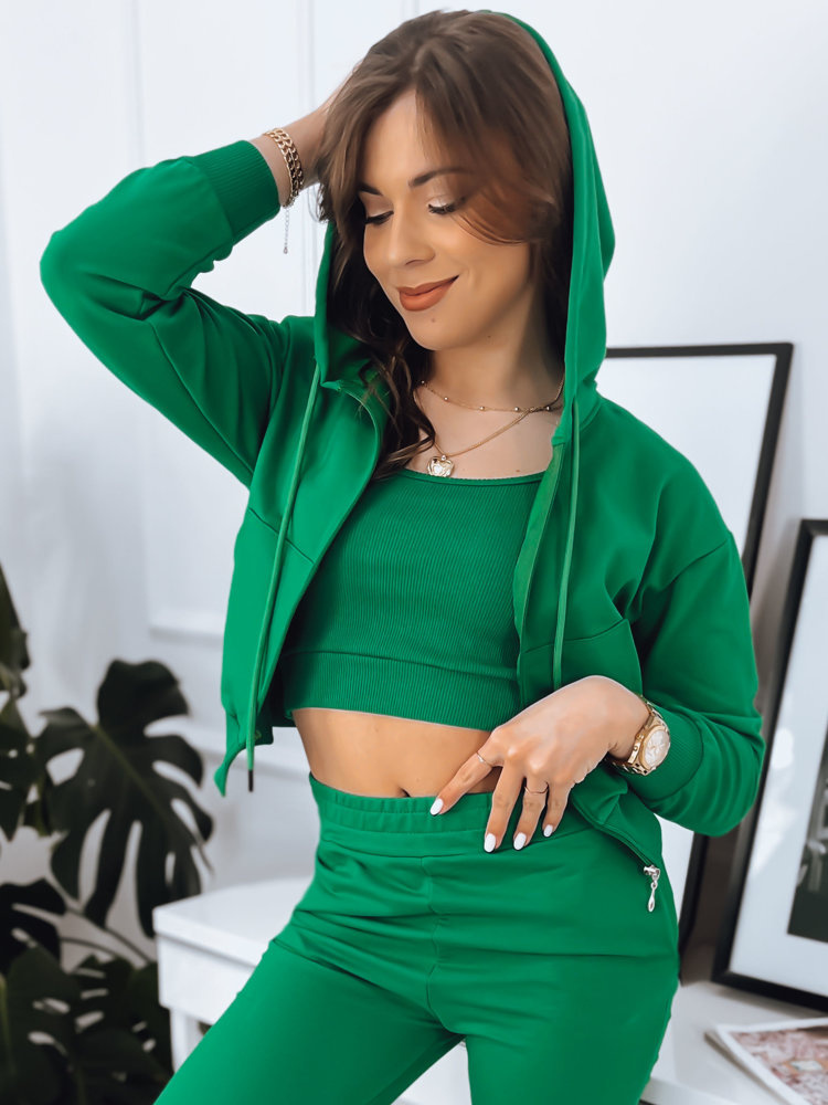 Bluza damska MY LOVE zielona Dstreet