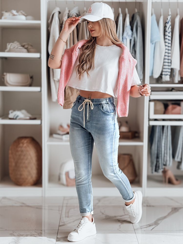 Spodnie damskie jeansowe slim fit SEMIFIT Dstreet