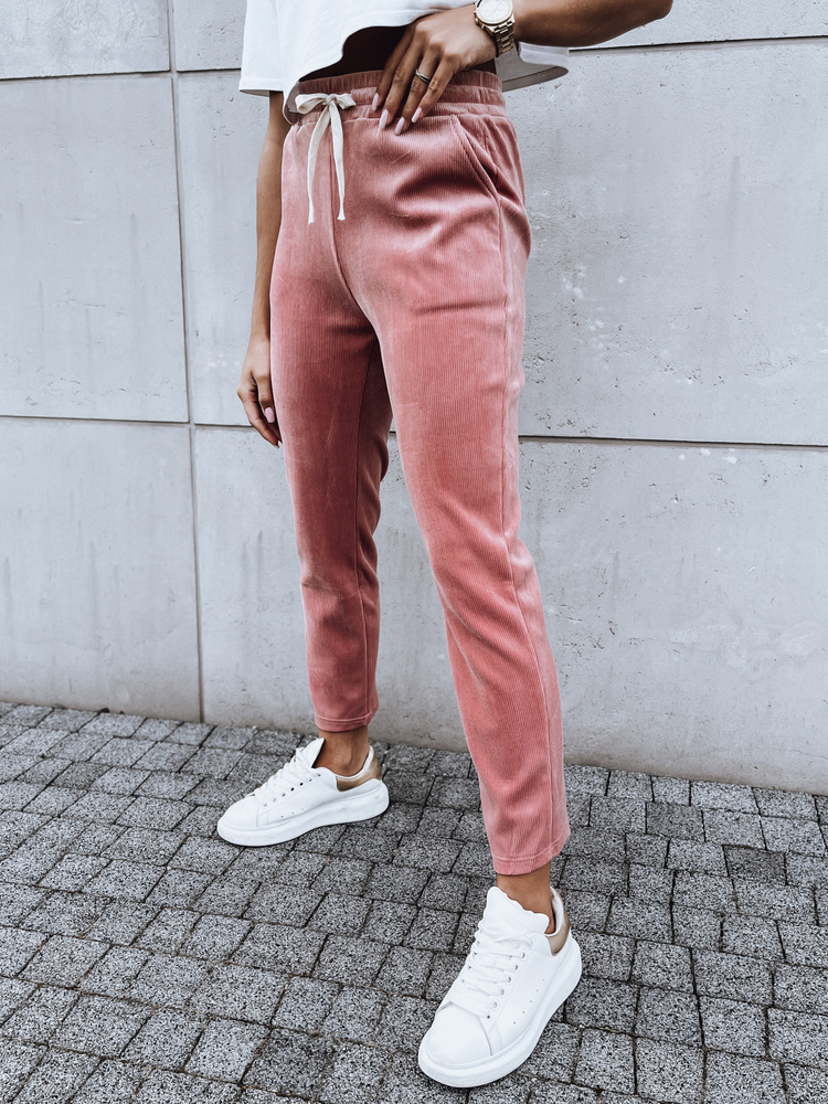 Spodnie dresowe damskie ASTRO różowe Dstreet