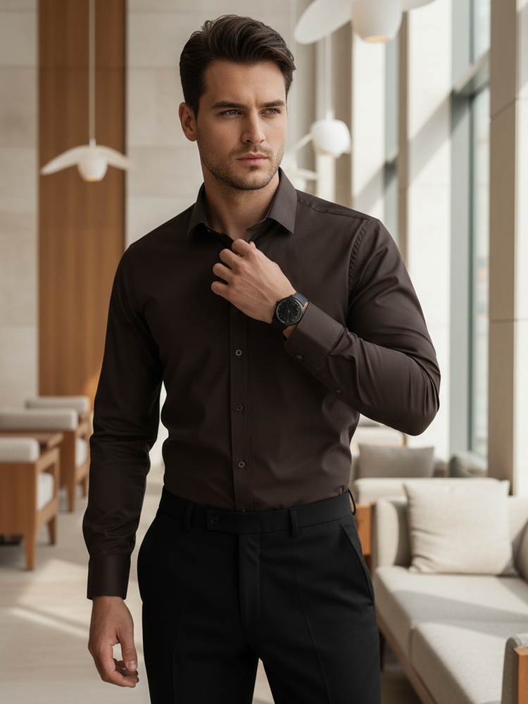 Мъжка риза slim fit