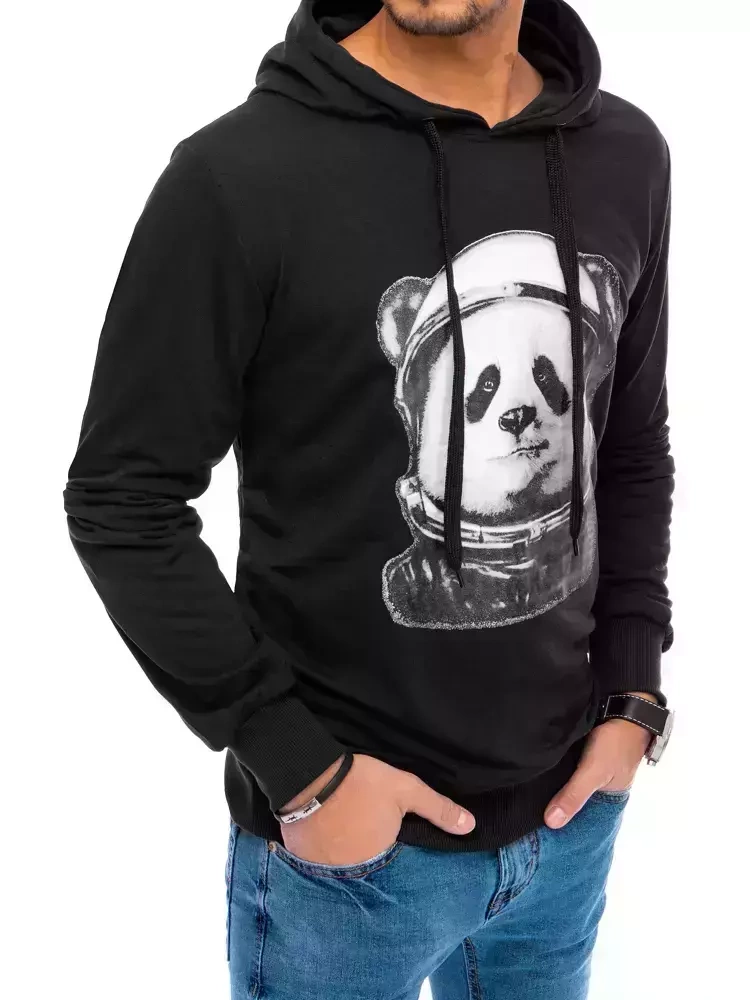 Bluza męska czarna Dstreet
