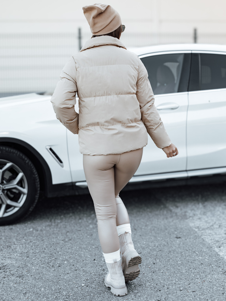 Geacă de iarnă pentru femei LARO bej deschis