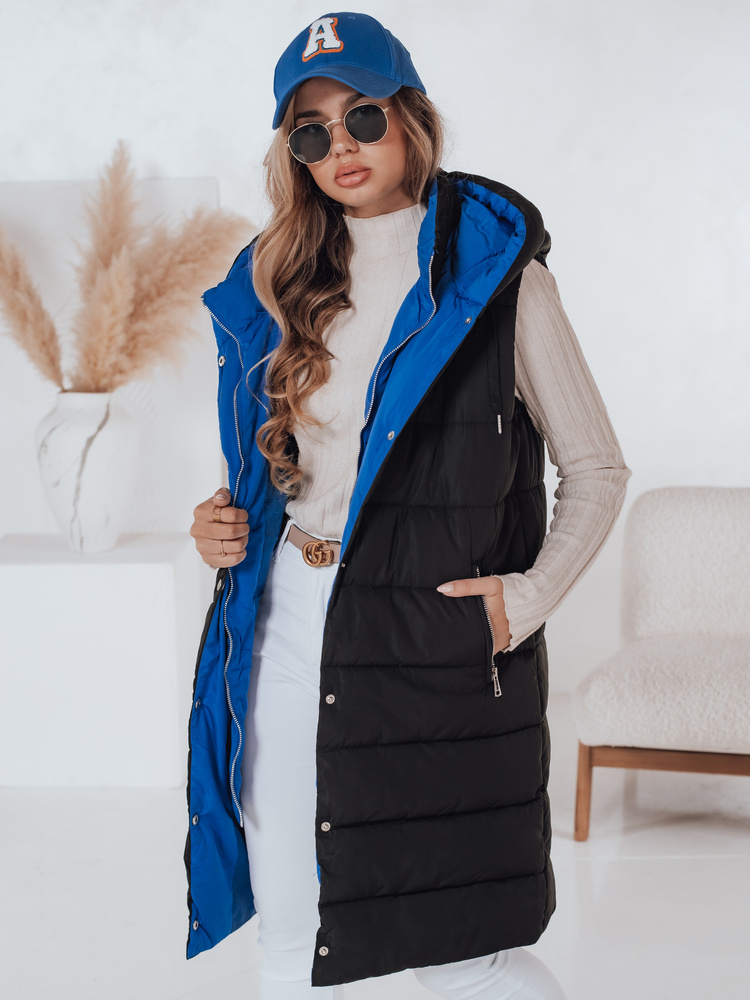 Kamizelka damska CHESTER czarna Dstreet