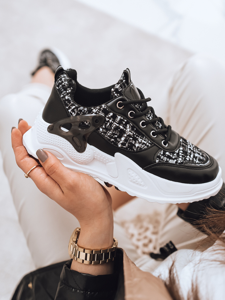 Sneakersy damskie LAMI czarne Dstreet