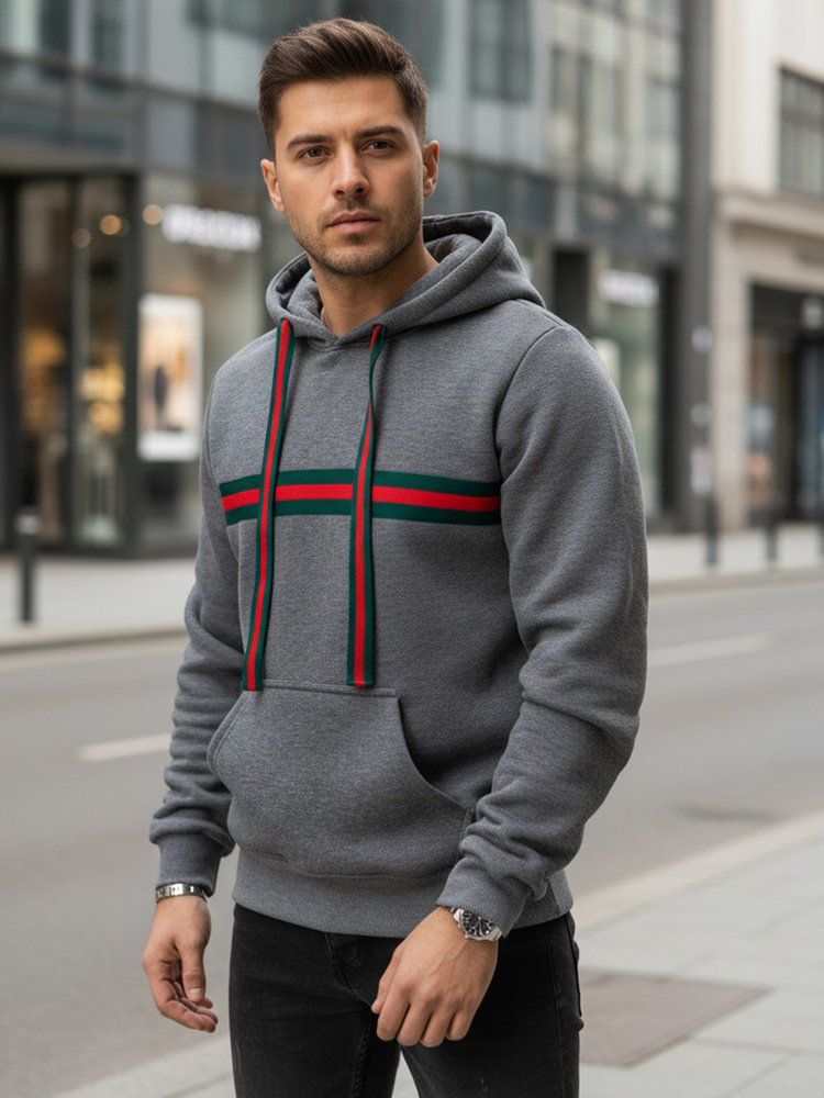 Štýlová pánska mikina s kapucňou
