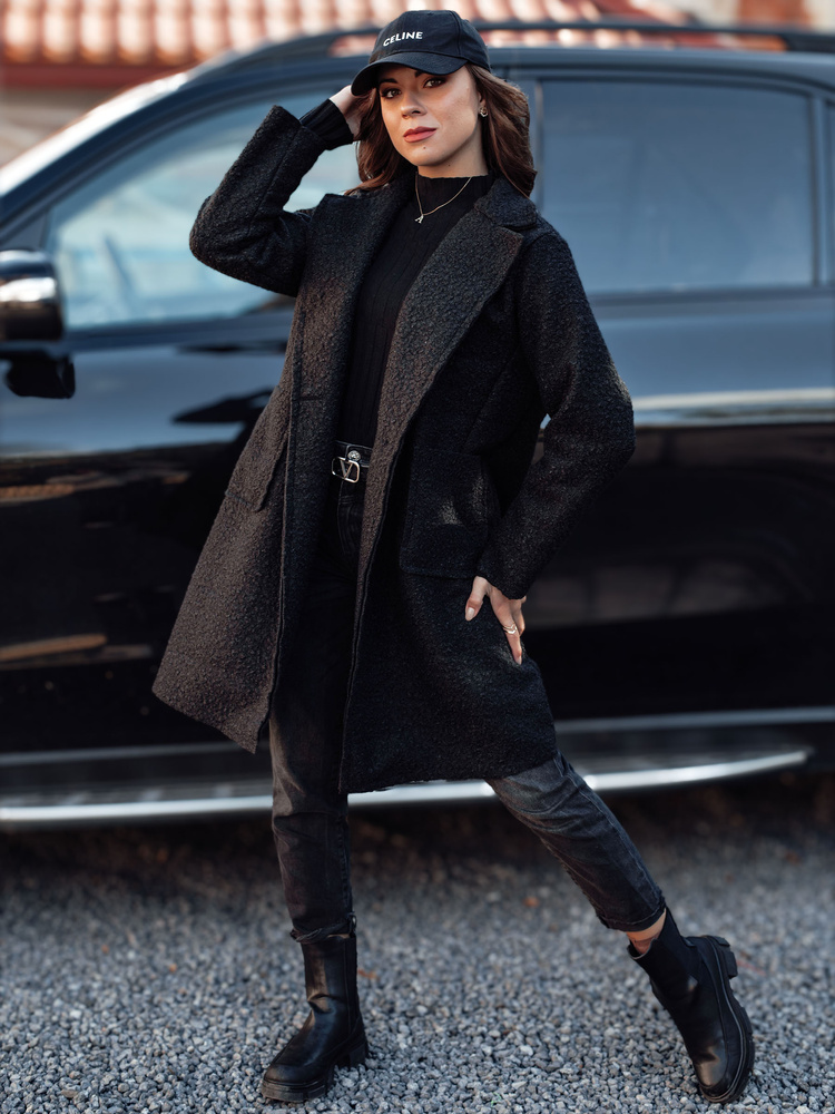 Palton supradimensionat pentru femei BARALITE negru