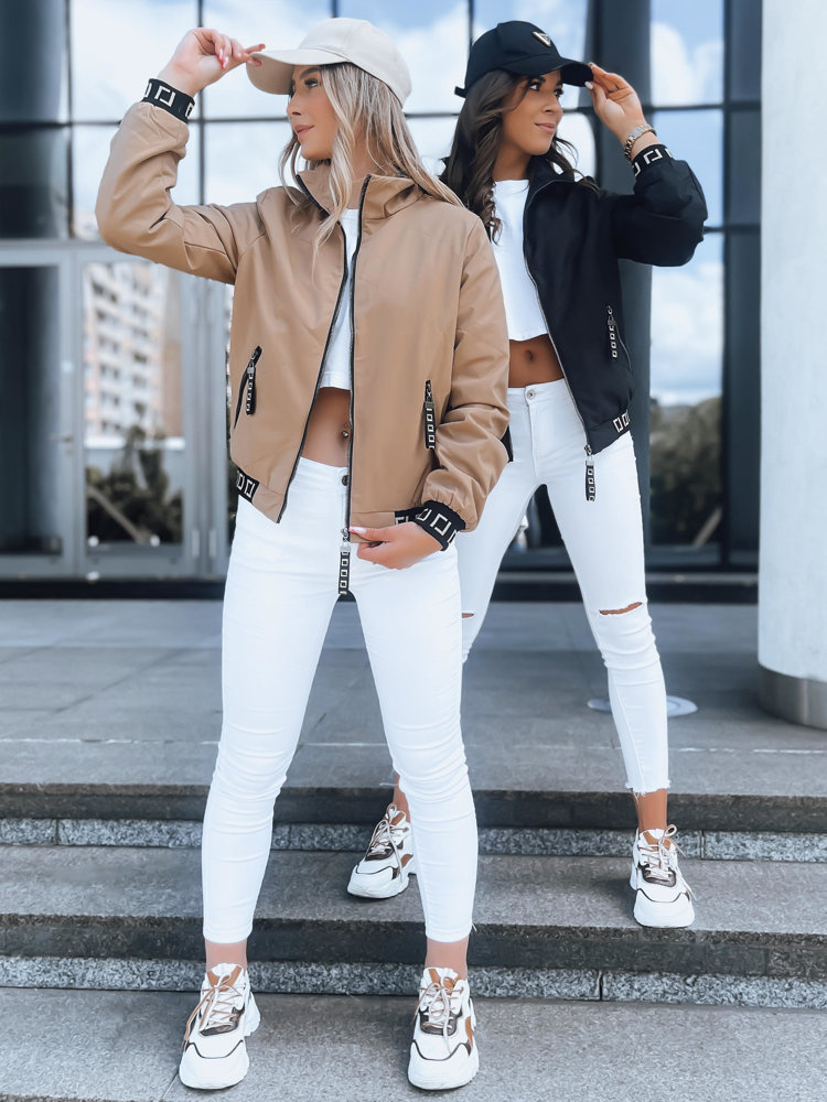 Niezwykła kurtka damska HERA beżowa Dstreet