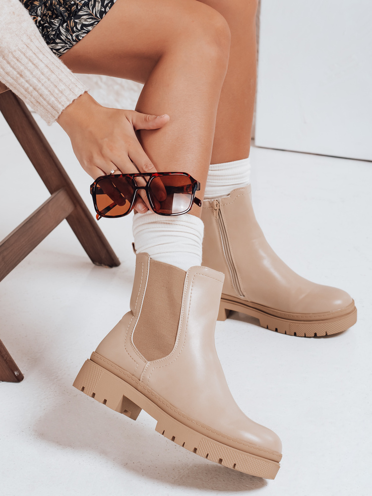 Ghete de damă crem MONDERICO