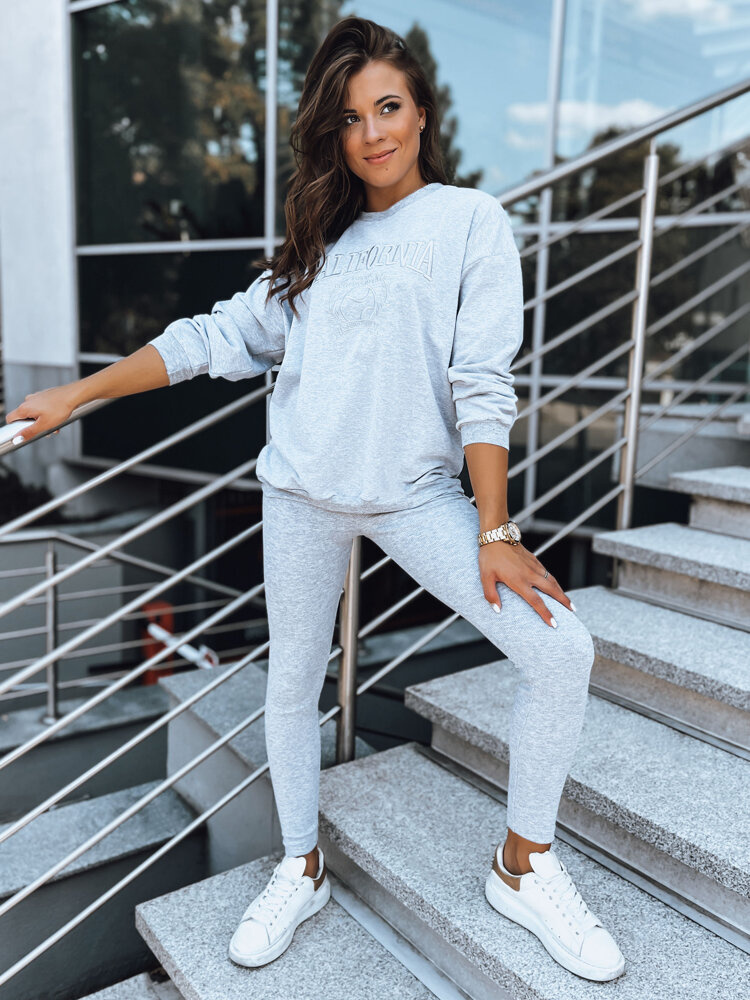 Bluza damska CALIFORNIA DREAM szary Dstreet