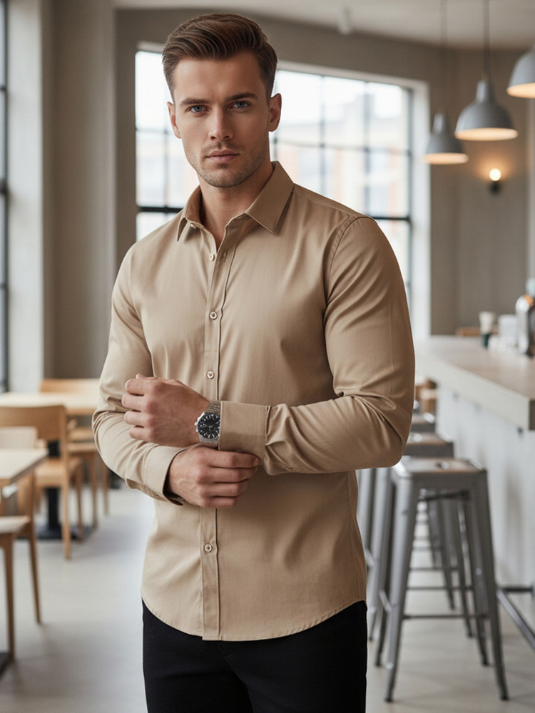 Elegantná pánska košeľa