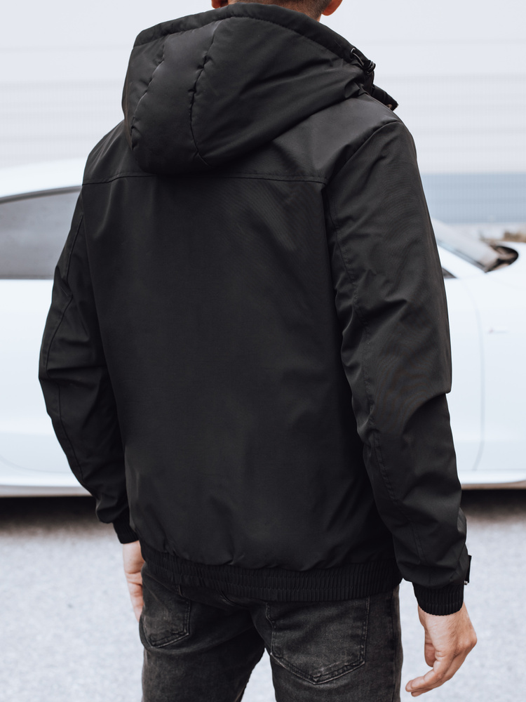 Kurtka męska przejściowa czarna Dstreet