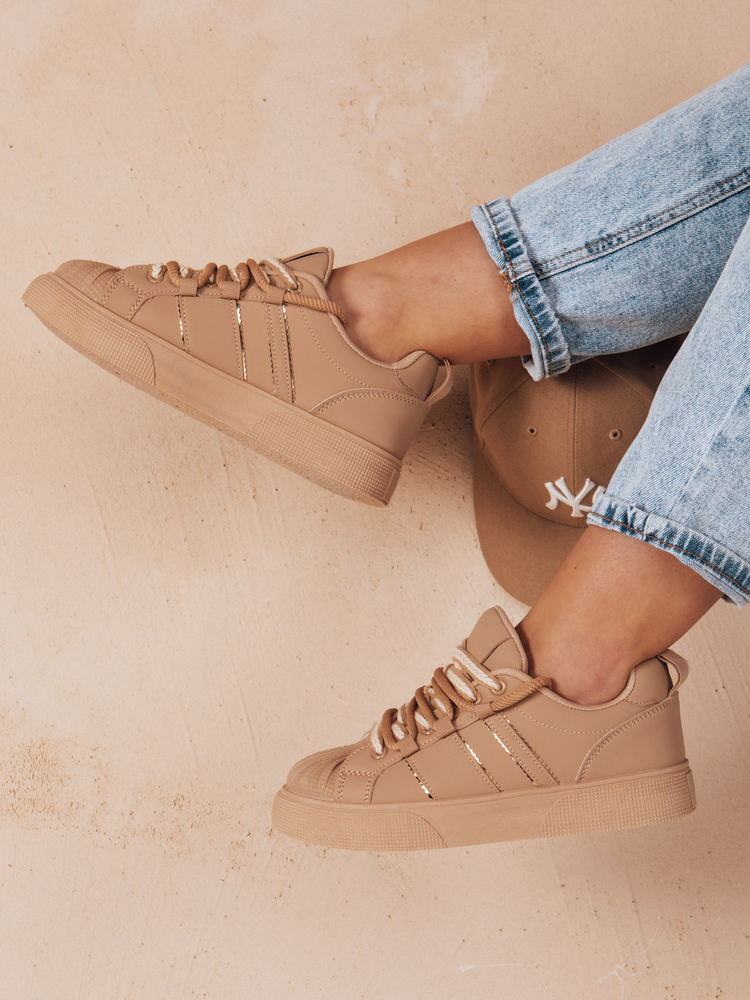 Teniși sport pentru femei SNEAKI kaki