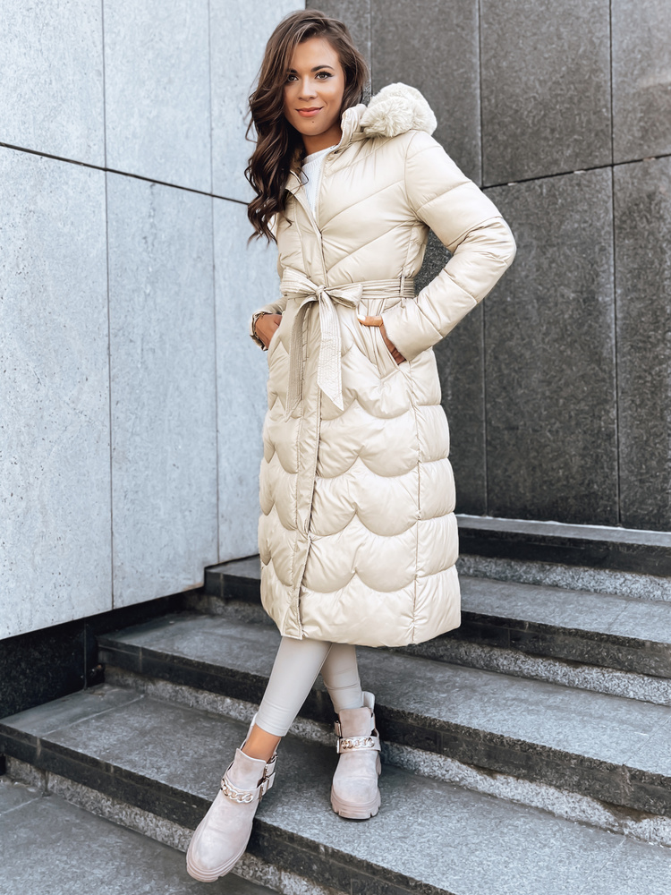 Palton de iarnă pentru femei SCARLET camel