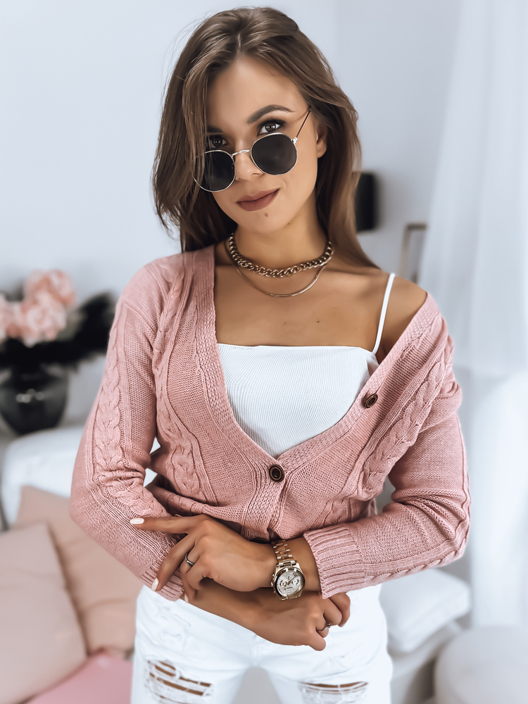Sweter damski MELANIA różowy Dstreet