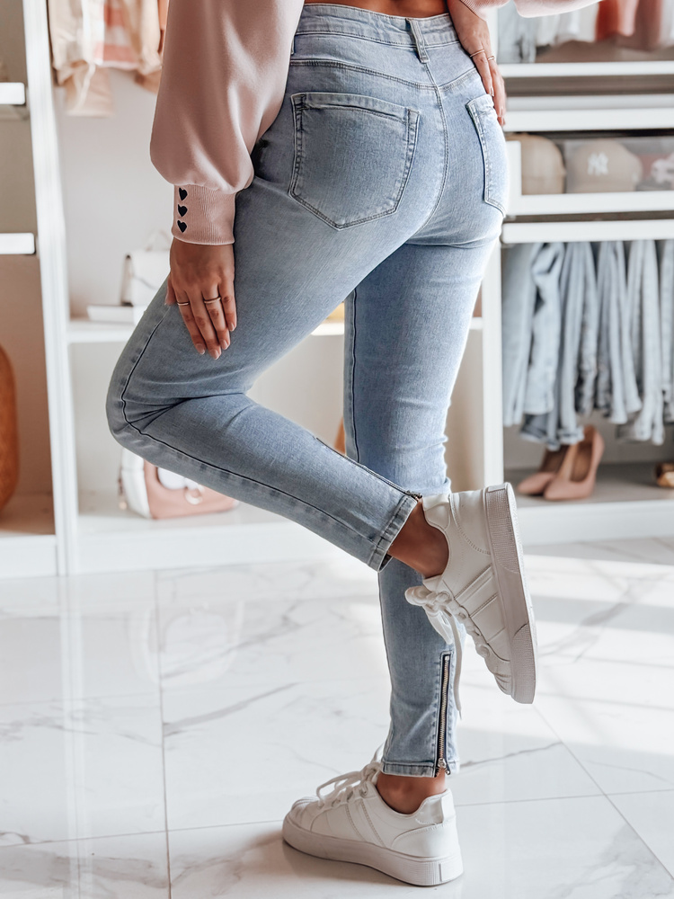 Dámske skinny rifle ZIPSKINS modré