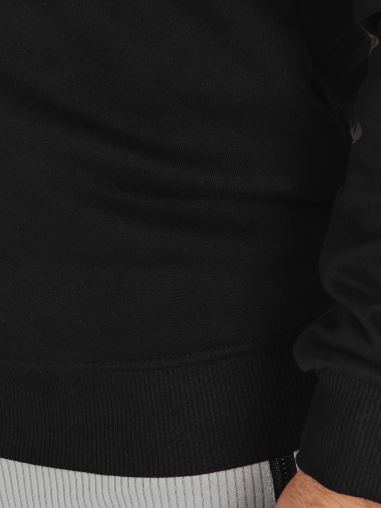 Bluza męska basic czarna Dstreet