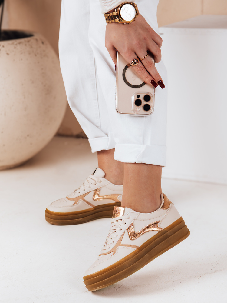 Teniși sport pentru femei SPARKSOLO bej